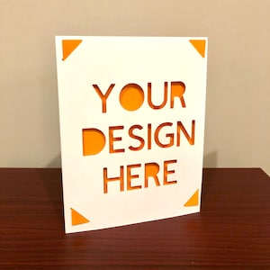 Cricut Joy Insertar plantilla de ranura para tarjetas SVG- Rectángulo