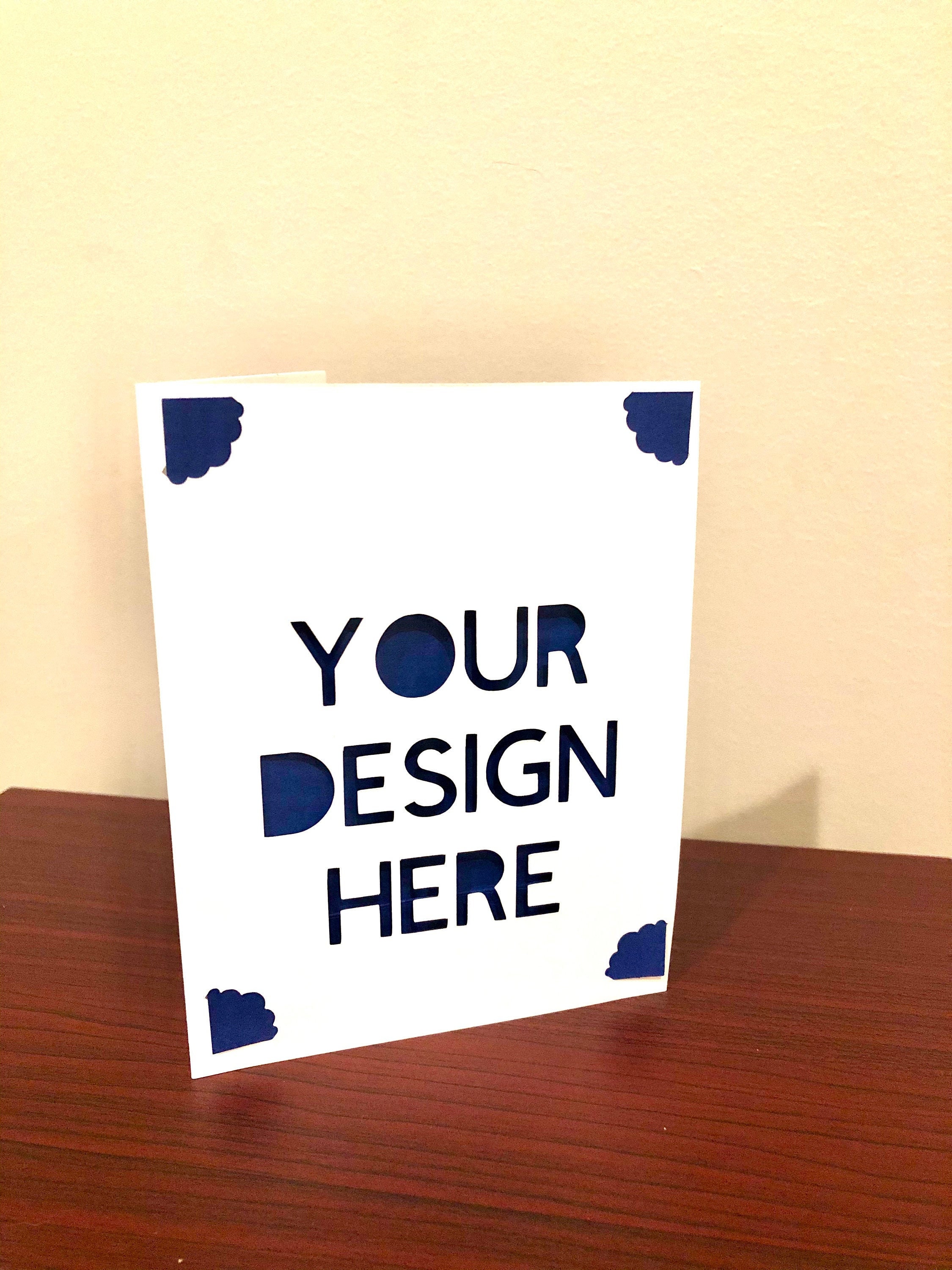 Download Cricut Joy Insert Card Slot Template Svg Scalloped Design Etsy