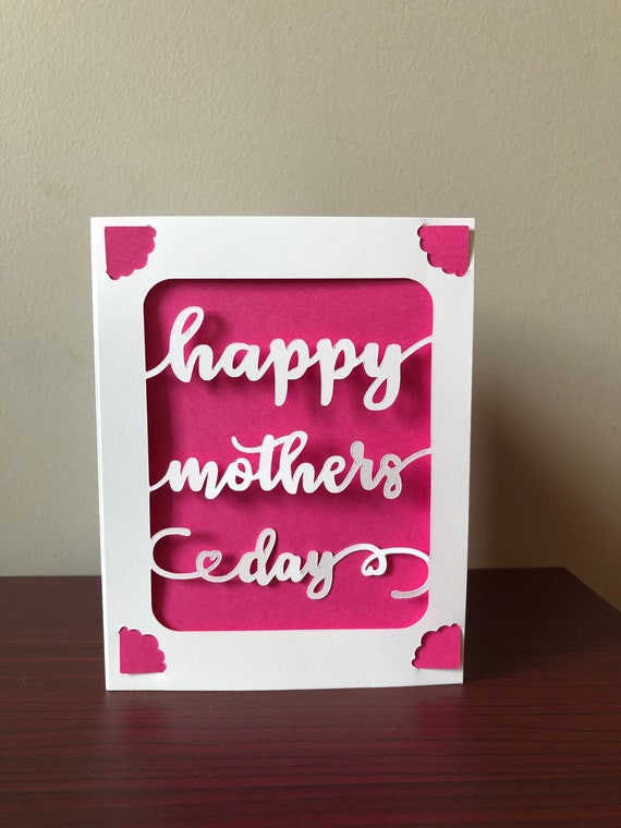 Cricut Joy Happy Mother's Day Insert Card SVG Digital Cut