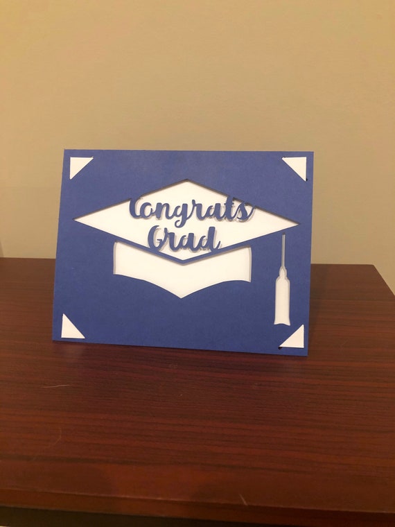 Download Congrats Grad Graduation Insert Card SVG Cricut Silhouette ...