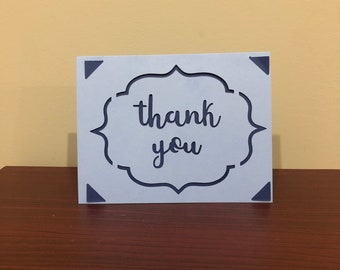 Thank You Insert Card SVG Cricut, Joy, Silhouette Digital cut File