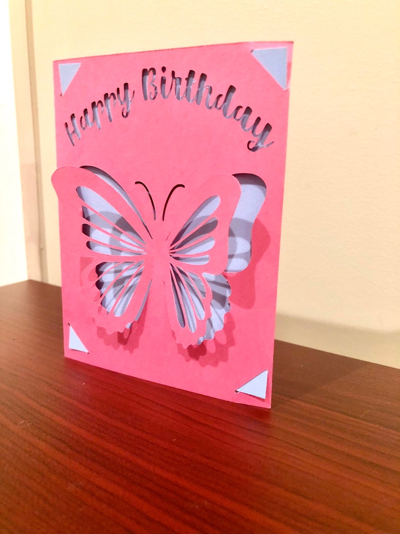 Download Pop up Butterfly Birthday Insert Card SVG Cricut ...