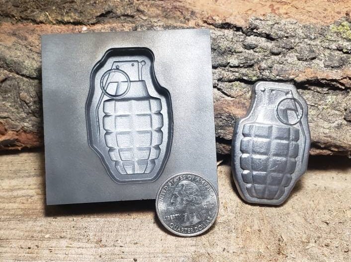 Graphite Coin Mold Knights Templar Coin Pour Your Own Bullion 