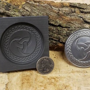 Graphite Coin Mold Knights Templar Coin Pour Your Own Bullion 