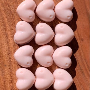 Scented Wax Melts, Heart Shaped Soy Wax Melts, Stocking Stuffers, Plastic-free and Zero Waste