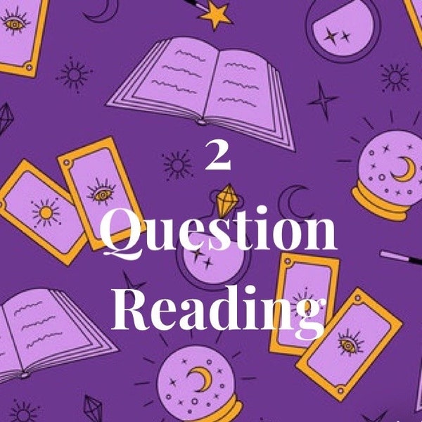 ¡Lectura del Tarot de 2 preguntas!