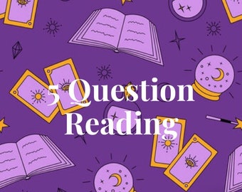 Lecture de tarot en 5 questions