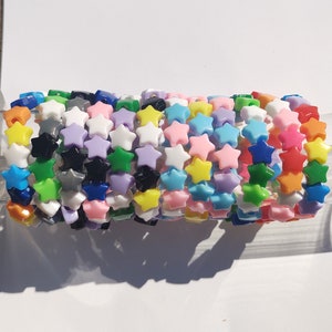 Custom Pride Flag Star Bracelets | LGBTQ Beaded Kandi