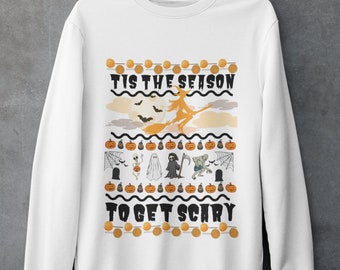 Spooky Season Sweatshirt, Ugly Halloween, Spooky Season Sweatshirt, Trick or Treat Sweatshirt, Halloween Sweatshirt