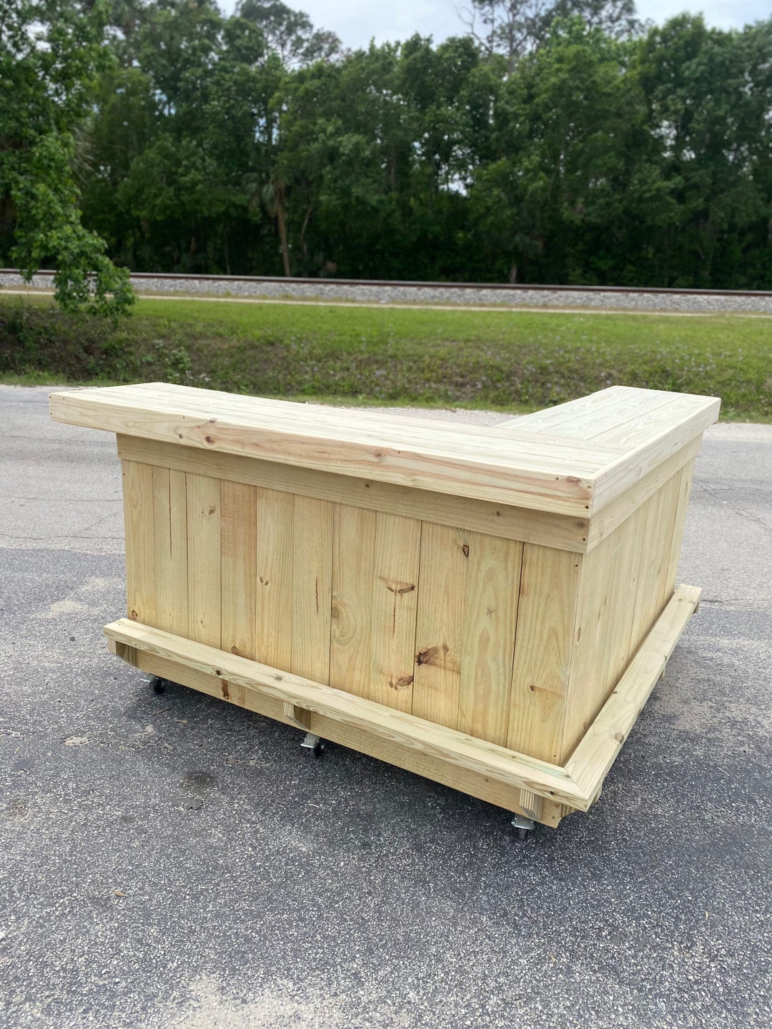 Custom Ordered Indoor, Outdoor Tiki Bars Patio Bar. Outdoor Kitchen