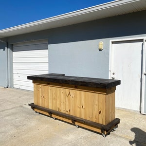 Custom outdoor/indoor/tiki bar/ reception desks for sale Shipping Nationwide afbeelding 3