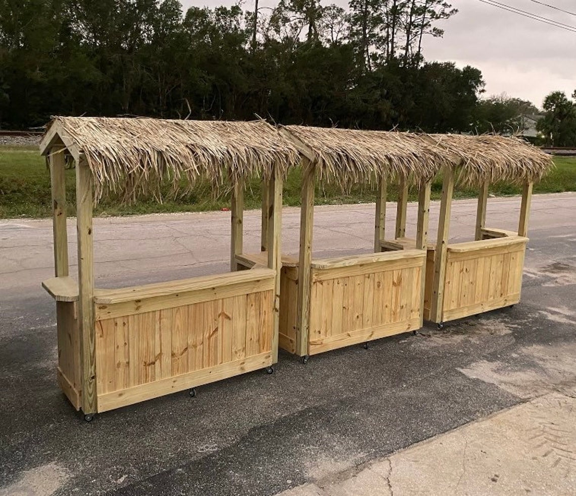 Custom Outdoor Tiki Bars for Sale Shipping Nationwide Etsy
