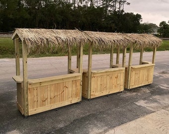 Custom outdoor tiki bars for sale! Shipping nationwide! Rustic, modern, tiki, party! 386-346-5172. Free shipping Nationwide!