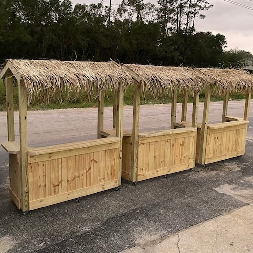 Custom Outdoor Tiki Bars for Sale Shipping Nationwide Etsy
