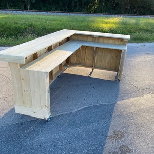 Custom outdoor/indoor/tiki bar/ reception desks for sale Shipping Nationwide afbeelding 1