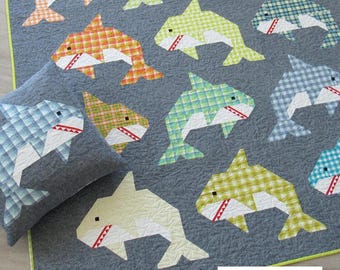 Social Sharks Quilt Pattern