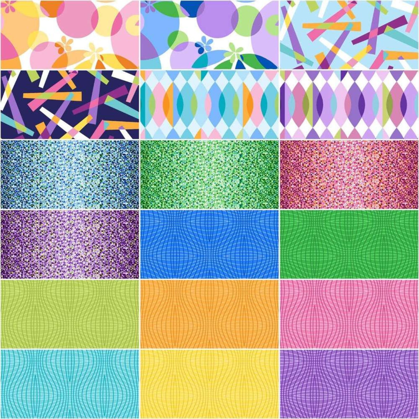 Good Vibrations Fabric Collection by Maywood Fabrics 18 Fat Etsy