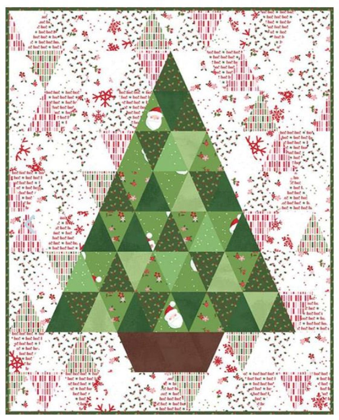 O' Christmas Tree Quilt Kit by Riley Blake Designs Etsy