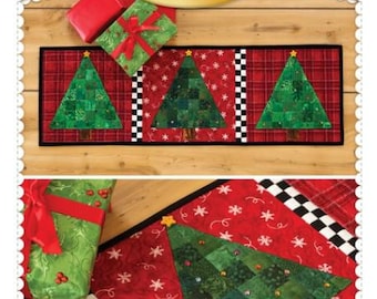 Patchwork Weihnachtsbaum Tischläufer