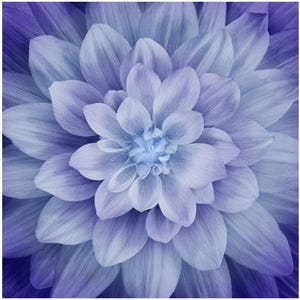 Dream Big Hydrangea Dahlia Fabric Panel