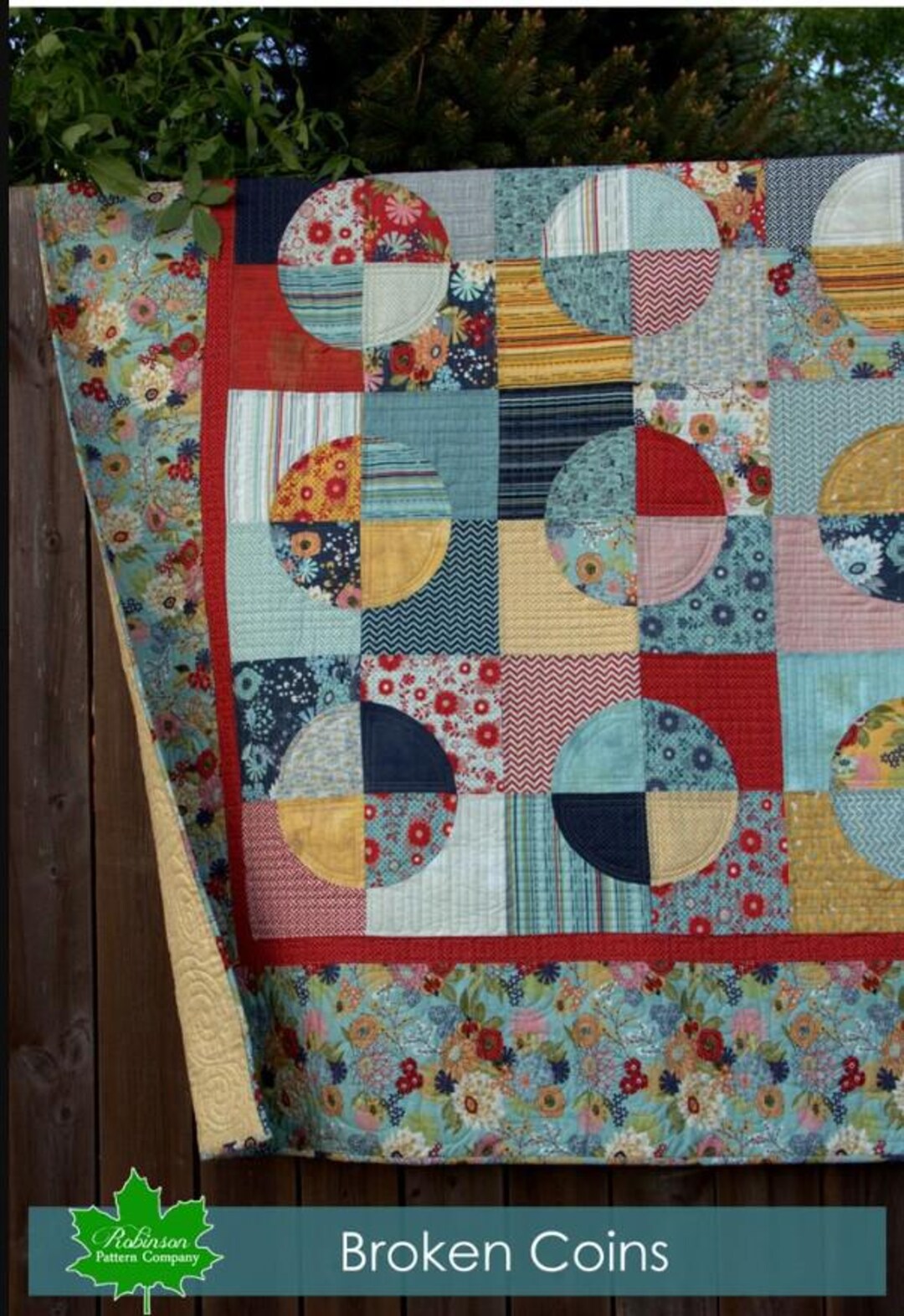 Quilt Using Coin Pattern Broken Coins Quilt Pattern - Etsy