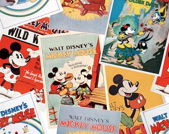 ディズニー ミッキーマウス ポスター 絵 Disney ミッキー クラシック il_340x270.3922959777_9acc.jpg
