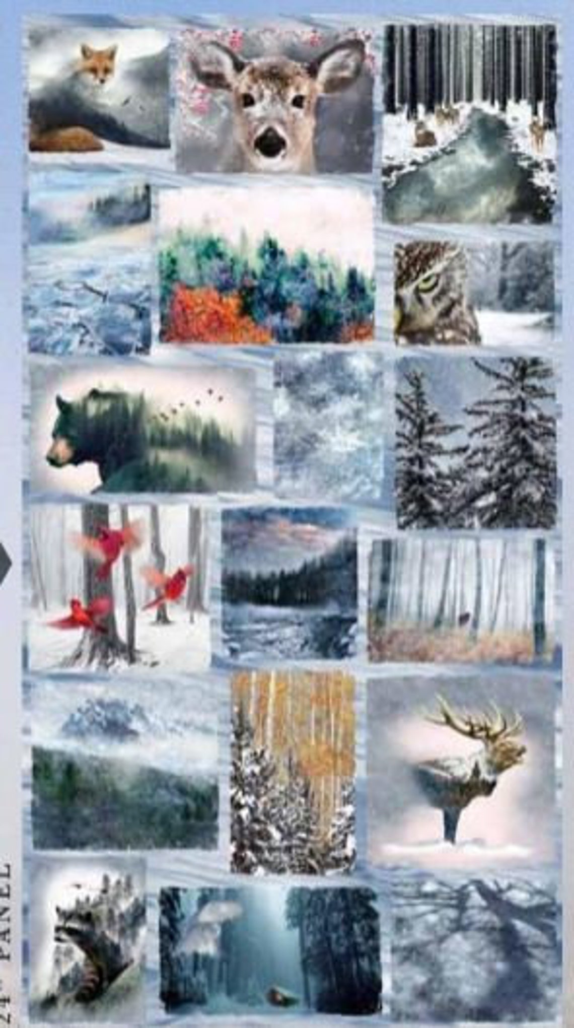 Call of the Wild Fabric Panel by Hoffman Fabrics - Etsy
