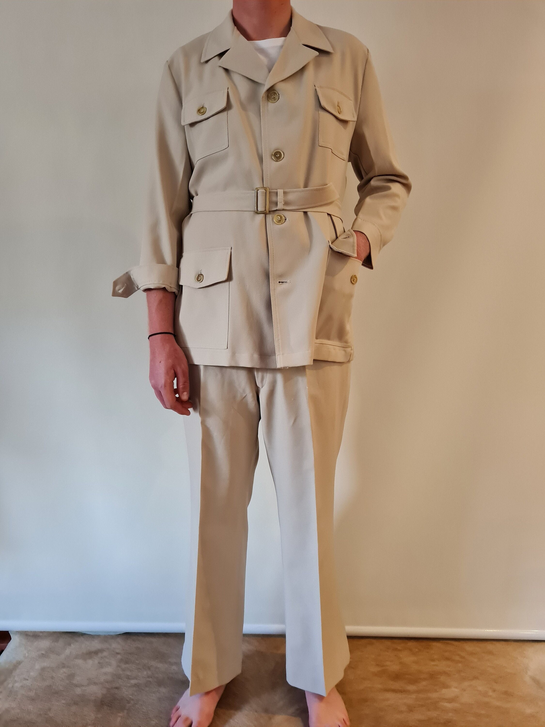 Wildlife Off White Safari Suit – DEJONMARQUIS.COM