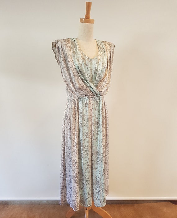 Stitches Plus Gold Label Printed Vintage Day Dress