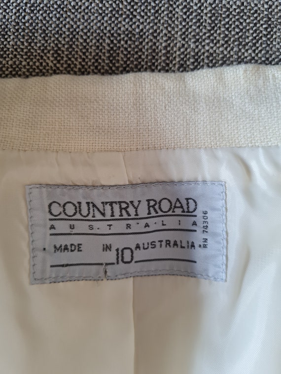 90's Country Road Made in Australia Cream Linen longl… Gem