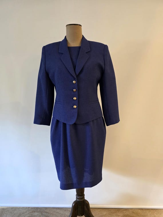 Dress Designs Blue Gold Button Blazer Dress Gold Button Tweed Dress And  Jacket Set Navy  Obsession
