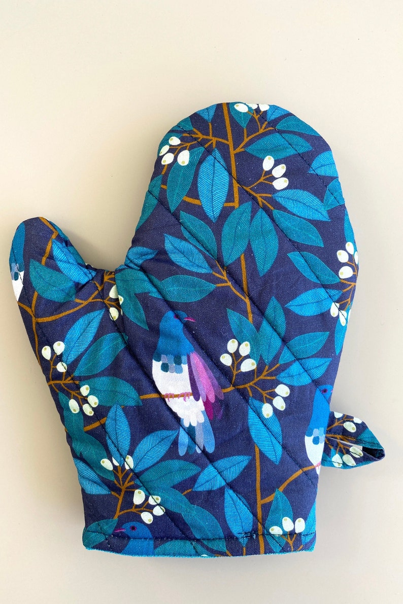 Oven Mitt Heatproof Quilted Australian Animals Kitchen Glove Etsy