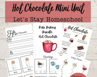 Hot Chocolate Homeschool Mini Unit Study | Hot Chocolate Printable Pack