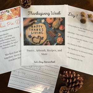 Thanksgiving Unit Study | Thanksgiving Mini Unit | Thanksgiving ...