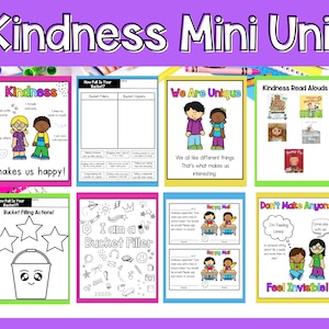 Kindness Unit Study | Kindness Read Alouds | Kindness Social Emotional Learning