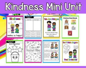 Kindness Unit Study | Kindness Read Alouds | Kindness Social Emotional Learning