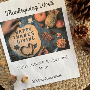 Thanksgiving Unit Study | Thanksgiving Mini Unit | Thanksgiving ...