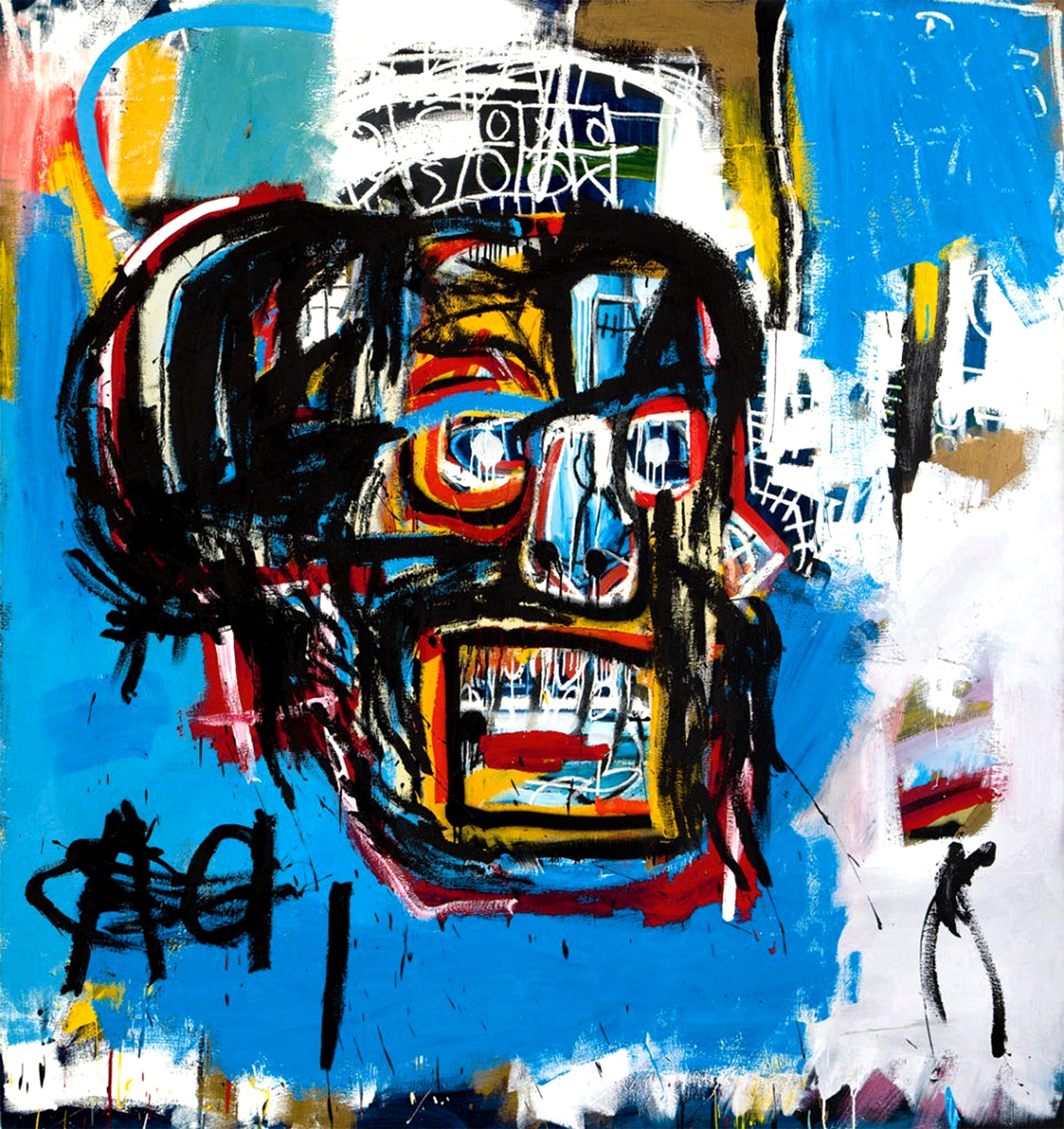 Jean-Michel Basquiat Neon lights - Untitled (Head) – ARTETRAMA