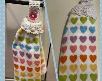 Crochet Hand Towel Holder