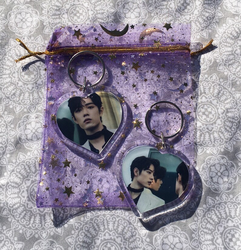Xiao Zhan Heart Keychain