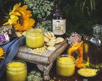 Comfrey Salve * Skin Care * After-Sun Care * Salve * Organic Skin Care * Spa Day * Love Your Skin * Seascape Esthetics