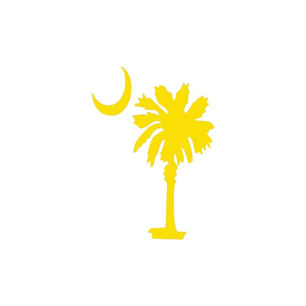 Palmetto Moon Decal * South Carolina * Palm Tree * Moon * Beach Vibes * Home Decor * Wall Decal * Beach Decor * Car Decal * Coastal Living