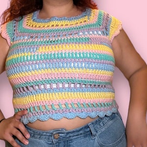 colosseum top in pastel shades