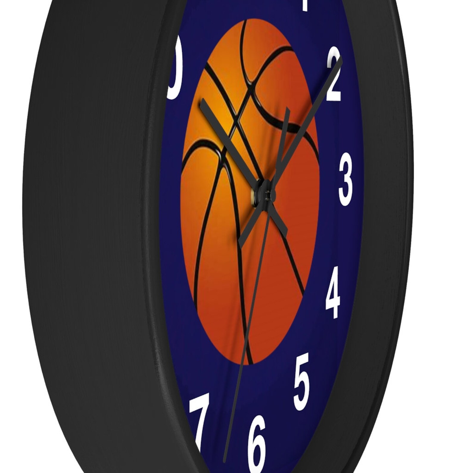 Basketball Wall Clock Sports Clock Clock with Numbers Etsy