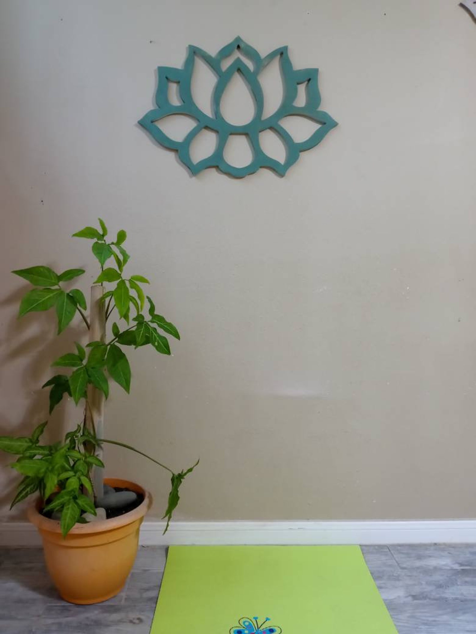 Wood Lotus Flowers. Lotus Wall Decor. Rustic Style. Distressed Etsy