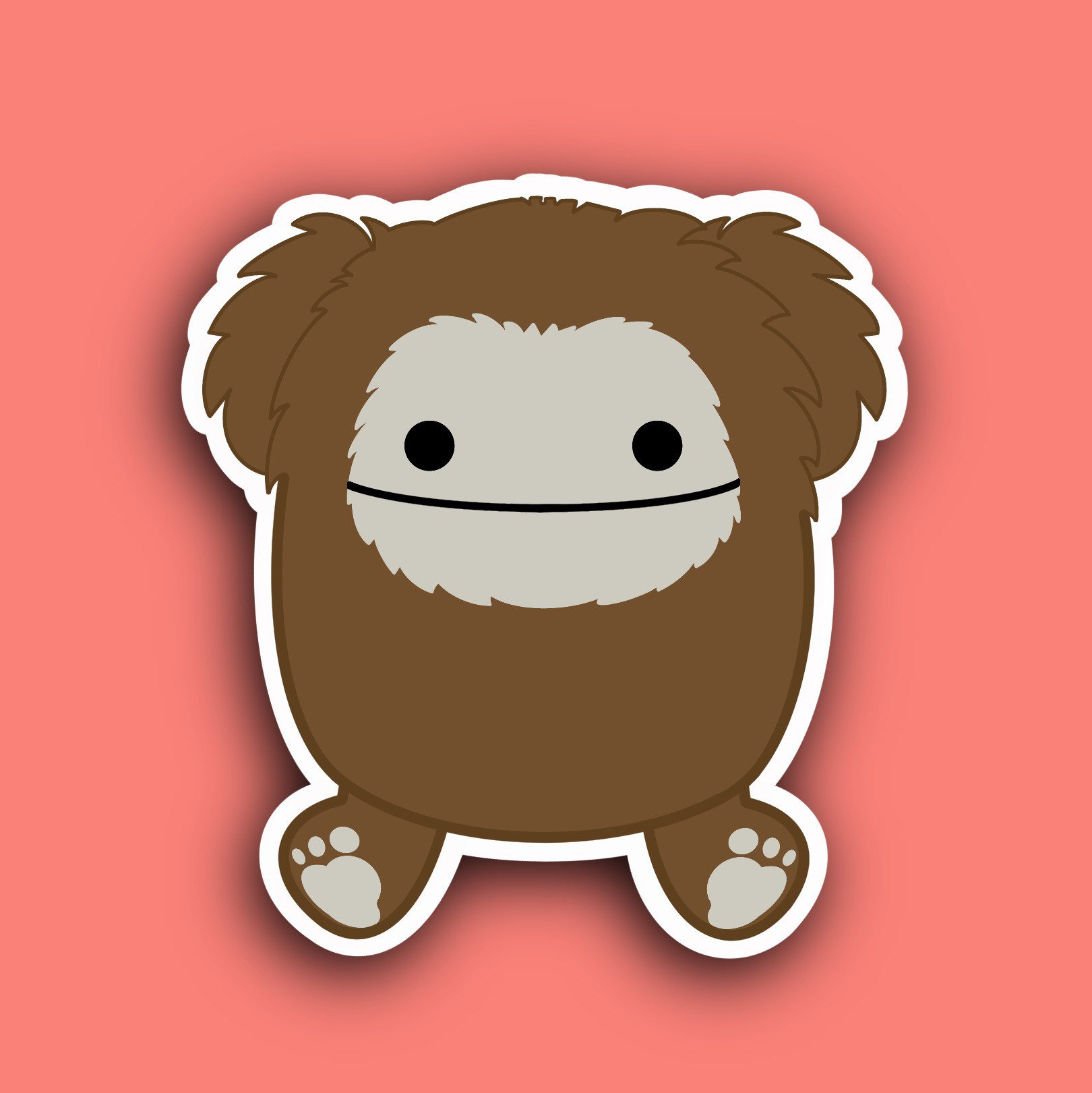 Brina and Benny the Bigfoots Squishmallow Stickers | Etsy