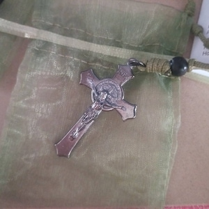 Survival Paracord Rosary in &quot;OD Green Subdued&quot;