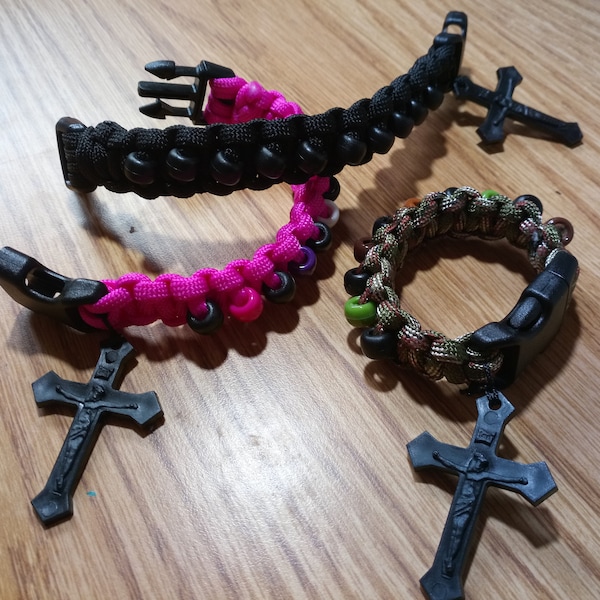 Paracord Rosary Etsy