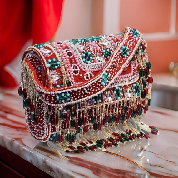 Stone hand purse hot sale