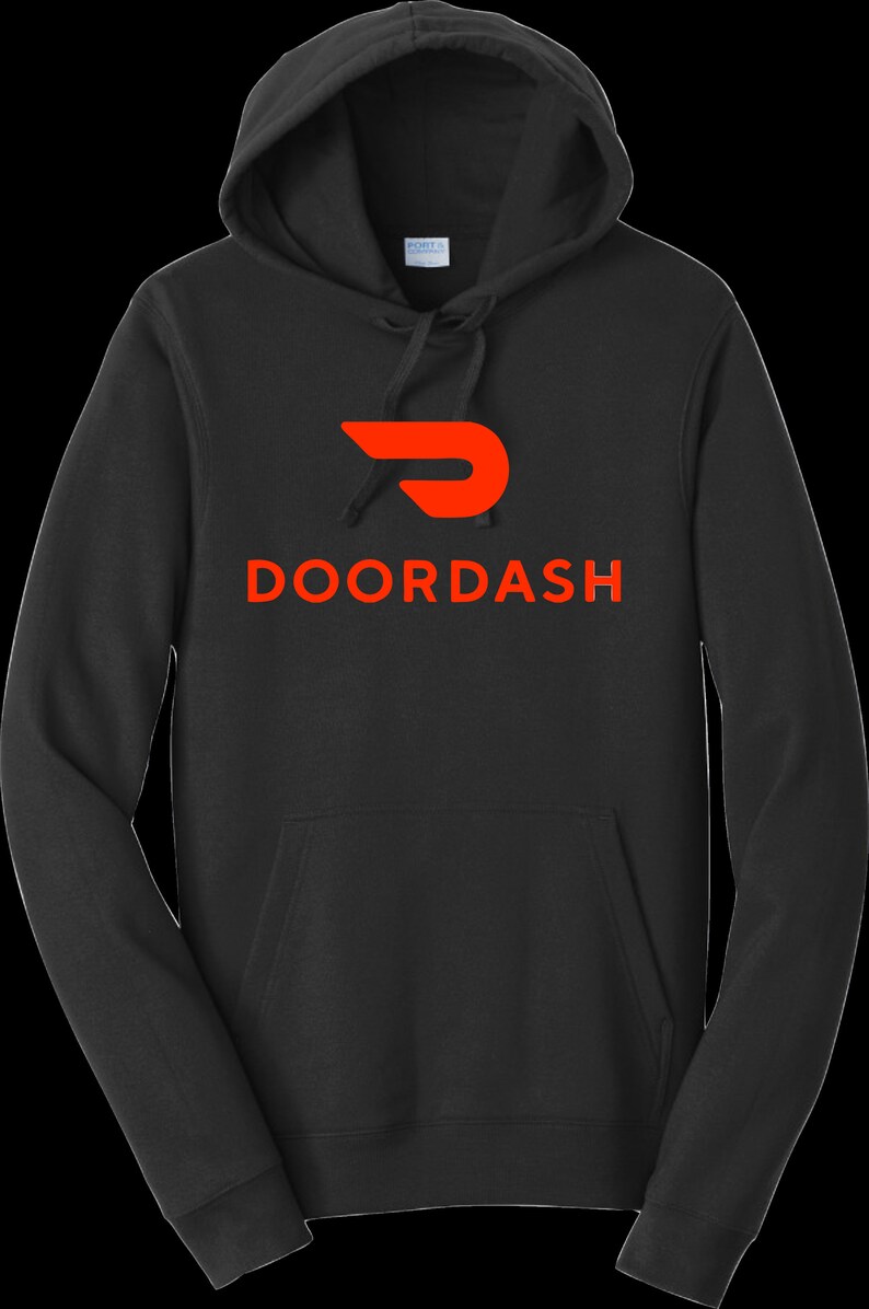 Doordash Door Dash Food Delivery Hoodie Sweatshirt | Etsy